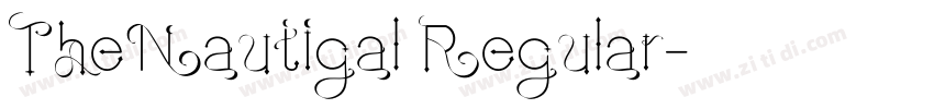 TheNautigal Regular字体转换